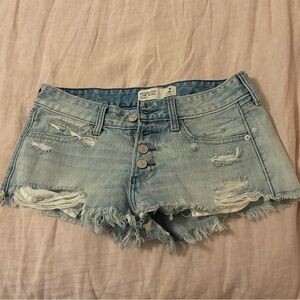 Abercrombie low rise Jean shorts